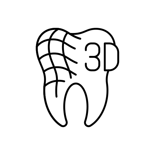 modelo 3d de un diente